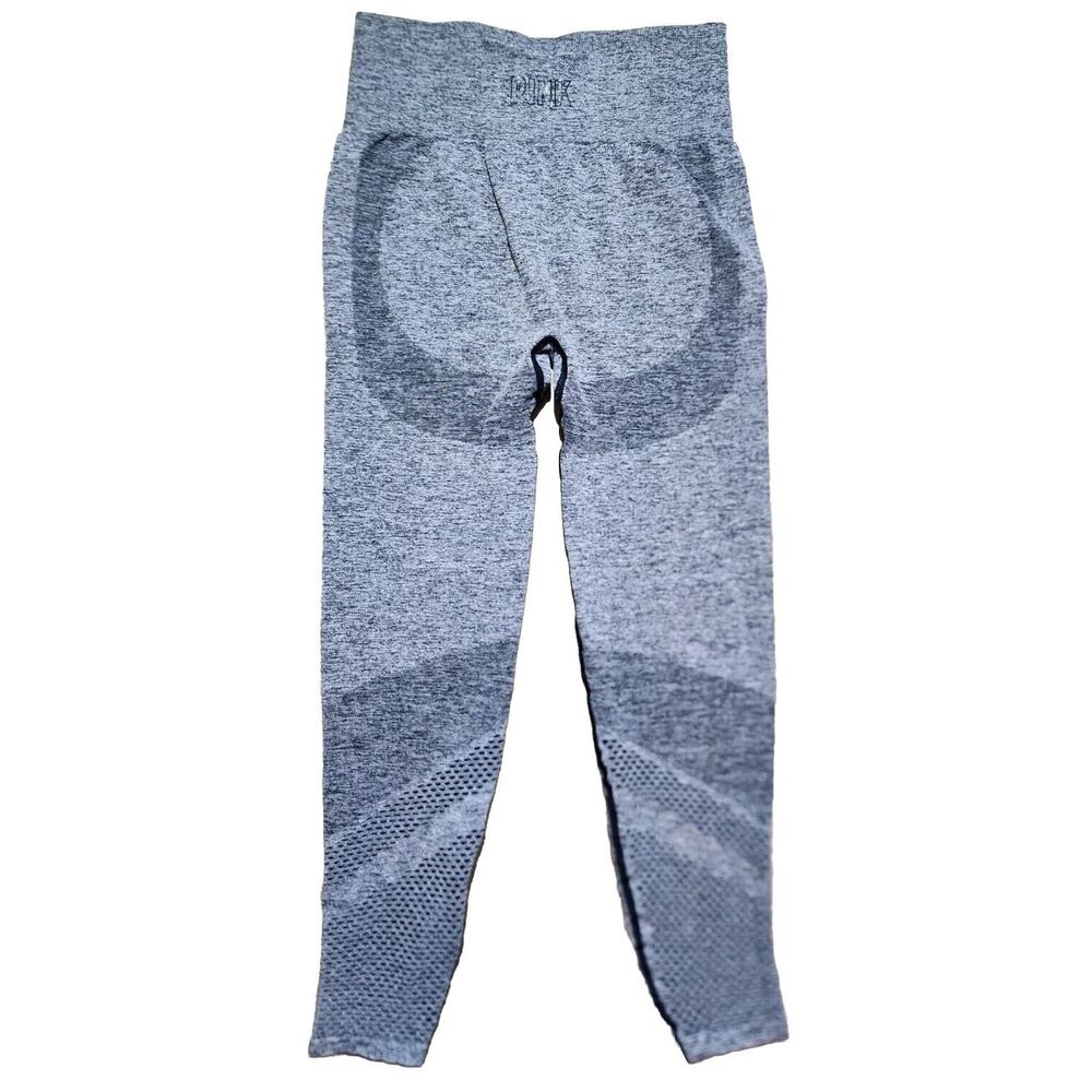Victoria's Secret PINK ACTIVE Seamless Leggings Black/Gray Heathered Medium